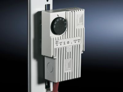 Adaptador a presión para termostato de interior e higrostato