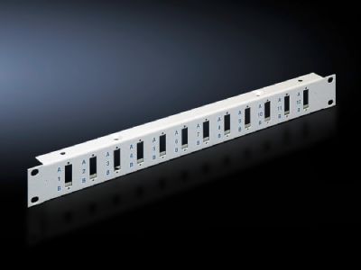 Patch panel to accommodate SC duplex and LC quad fibre-optic couplings