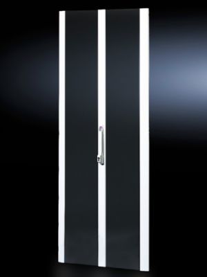 All-glass door, vertically divided for DK-TS