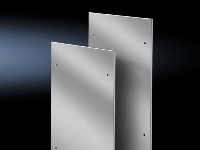 Panneaux latéraux à visser en acier inoxydable pour armoires électriques juxtaposables TS