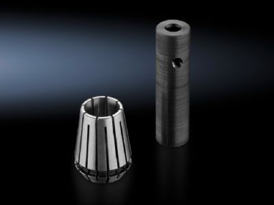 Milling cutter extension with collet