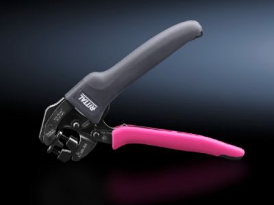 Flex crimping tool for wire end ferrules