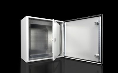 Interior door for compact enclosures AX