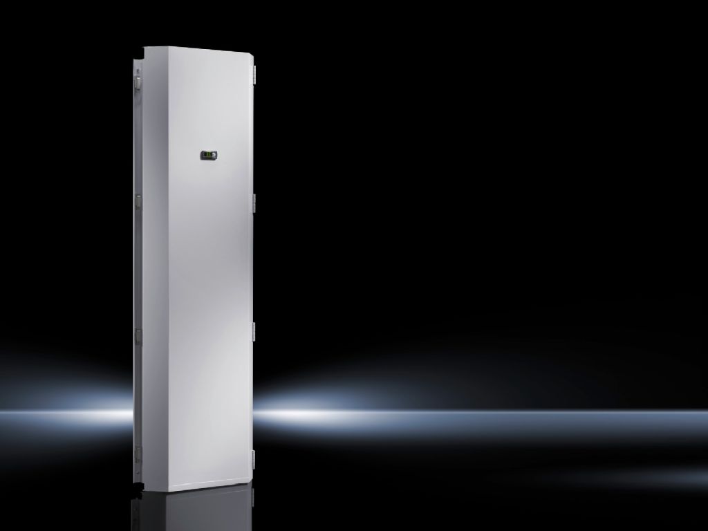Concepto modular de climatización, puerta perfil TS 8 para el montaje de módulos de refrigeración
