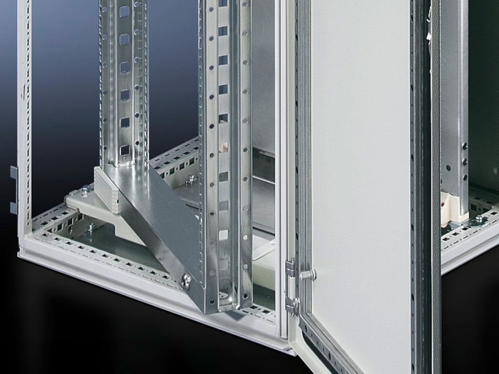Swing frame, large, without trim panel for TS, SE, 600 mm and 1200 mm wide enclosures