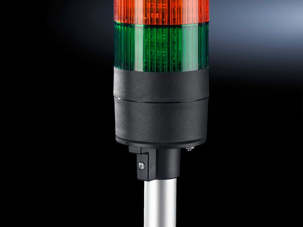 Connection adaptor for signal pillar, LED compact