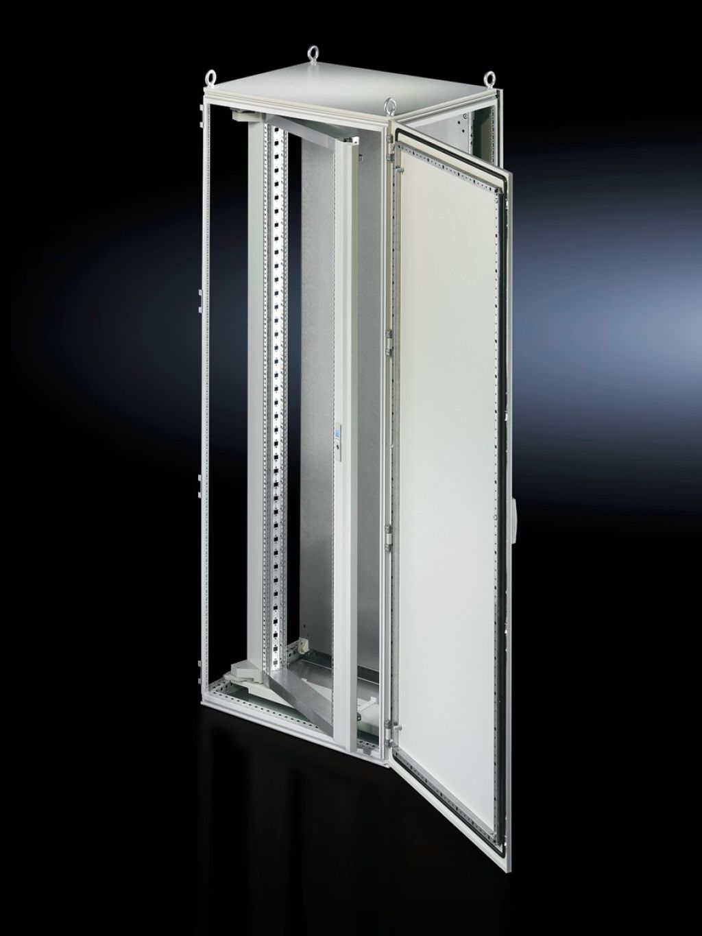 Pivoting frame, large, with trim panel for TS, VX SE, 800 mm wide enclosures