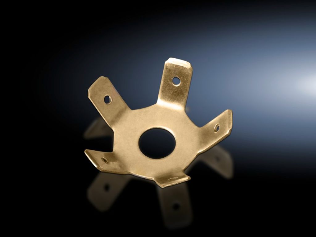 Potential equalization star for 8 mm grounding bolt