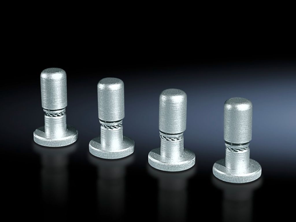 Fastening bolts for slotted component shelves