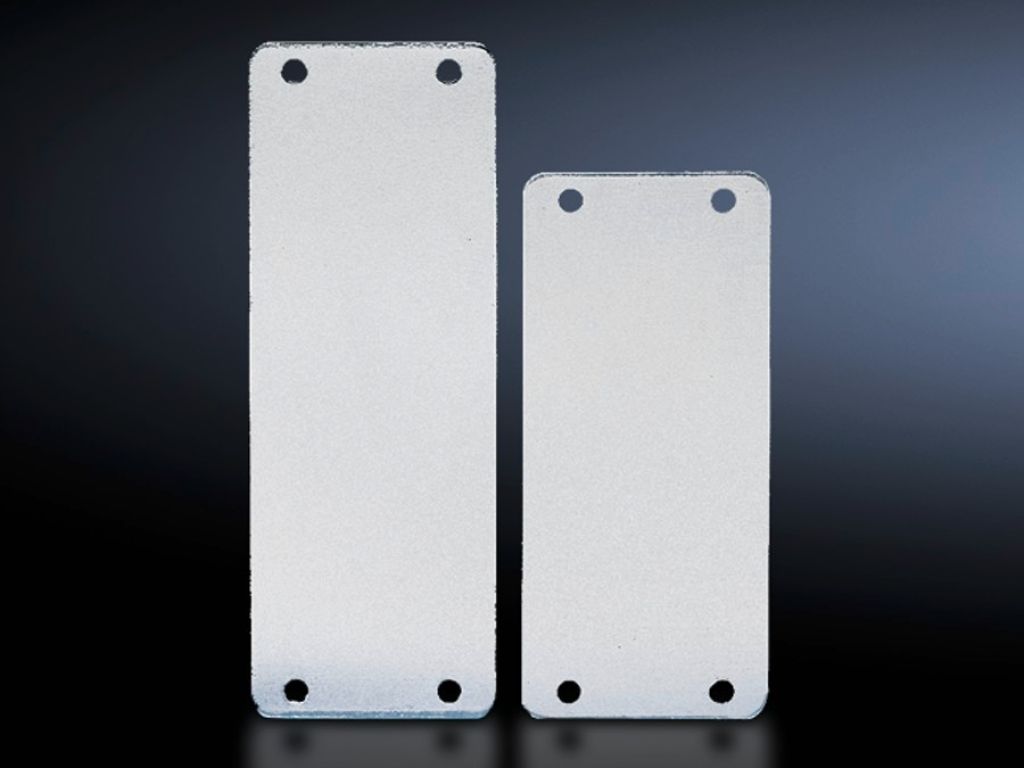 Cover plate for connector cut-outs