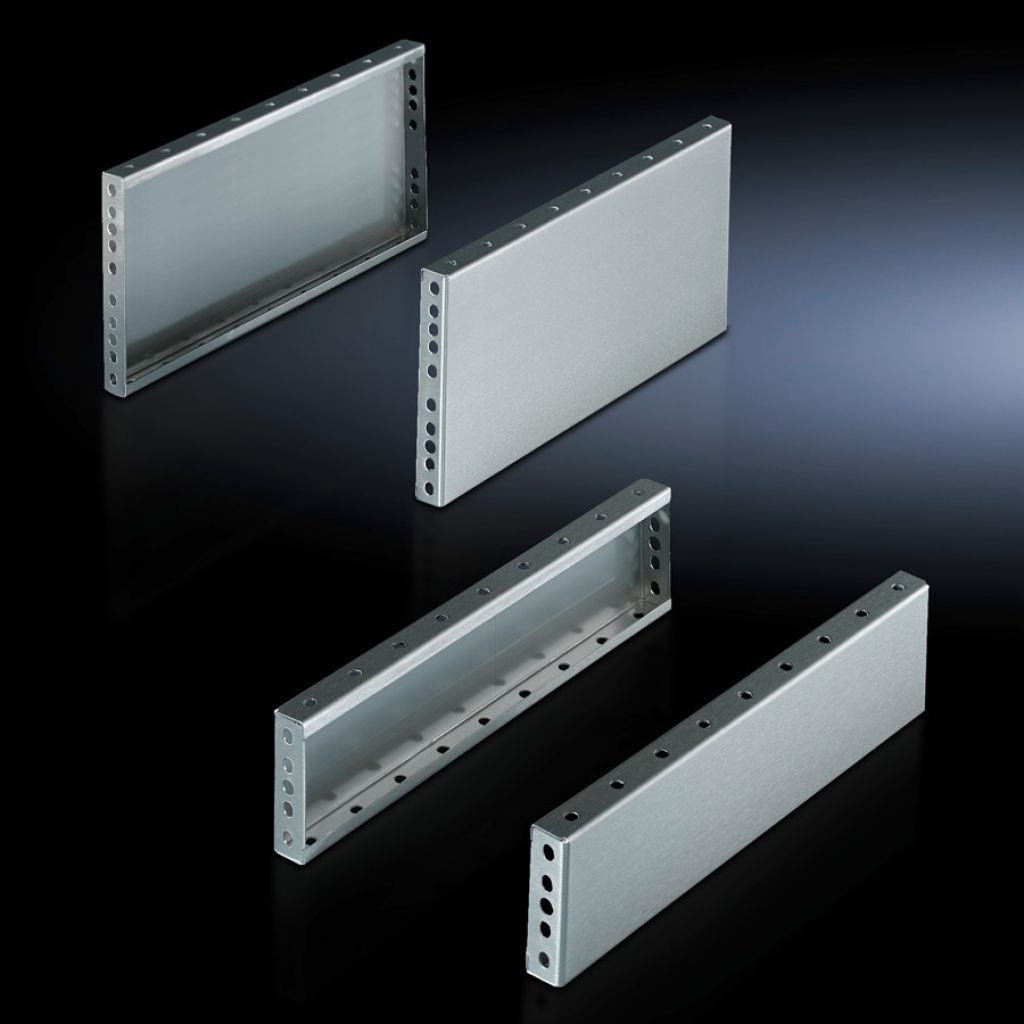 Base/plinth trim panels, side, 200 mm Stainless steel