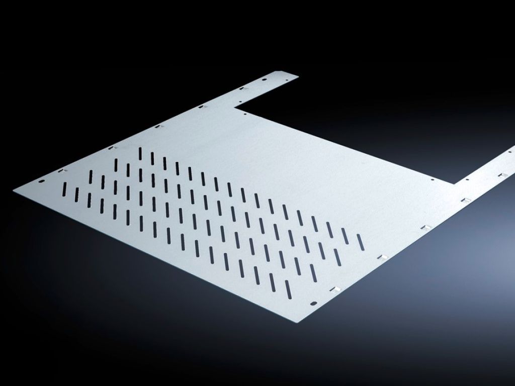 Separador para compartimentación con paso para sistemas de barras verticales