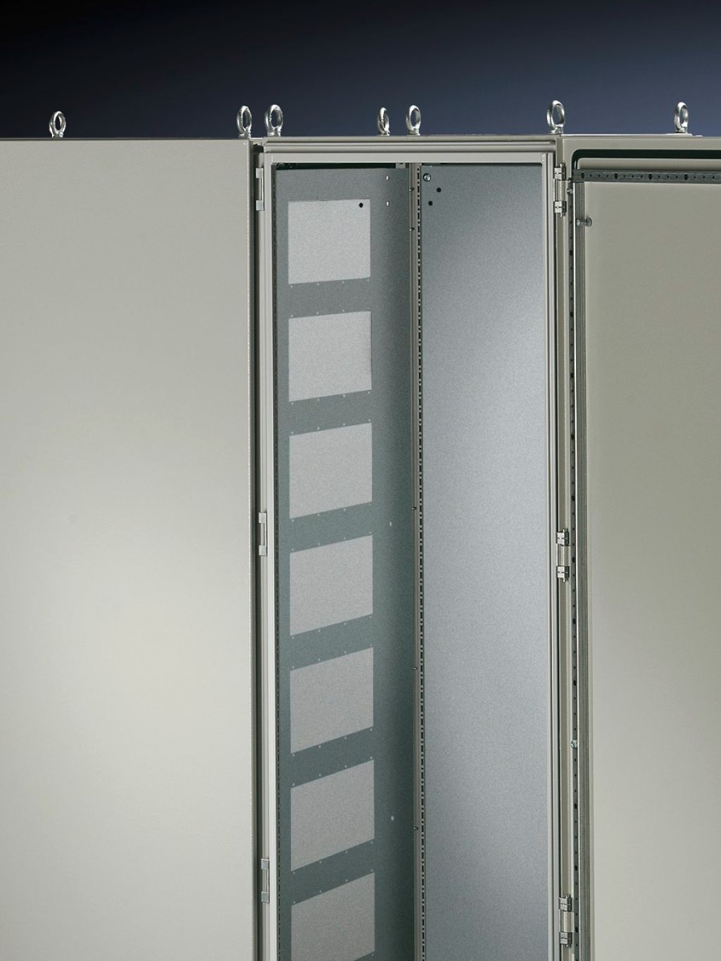 Divider panel for module plates for TS