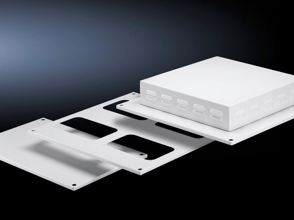 Roof plate IP 2X with ventilation hole for TS