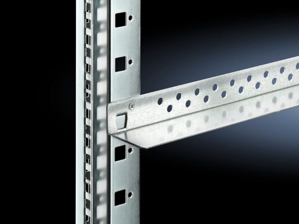 Slide rail, heavy-duty for TS network enclosures with two mounting levels