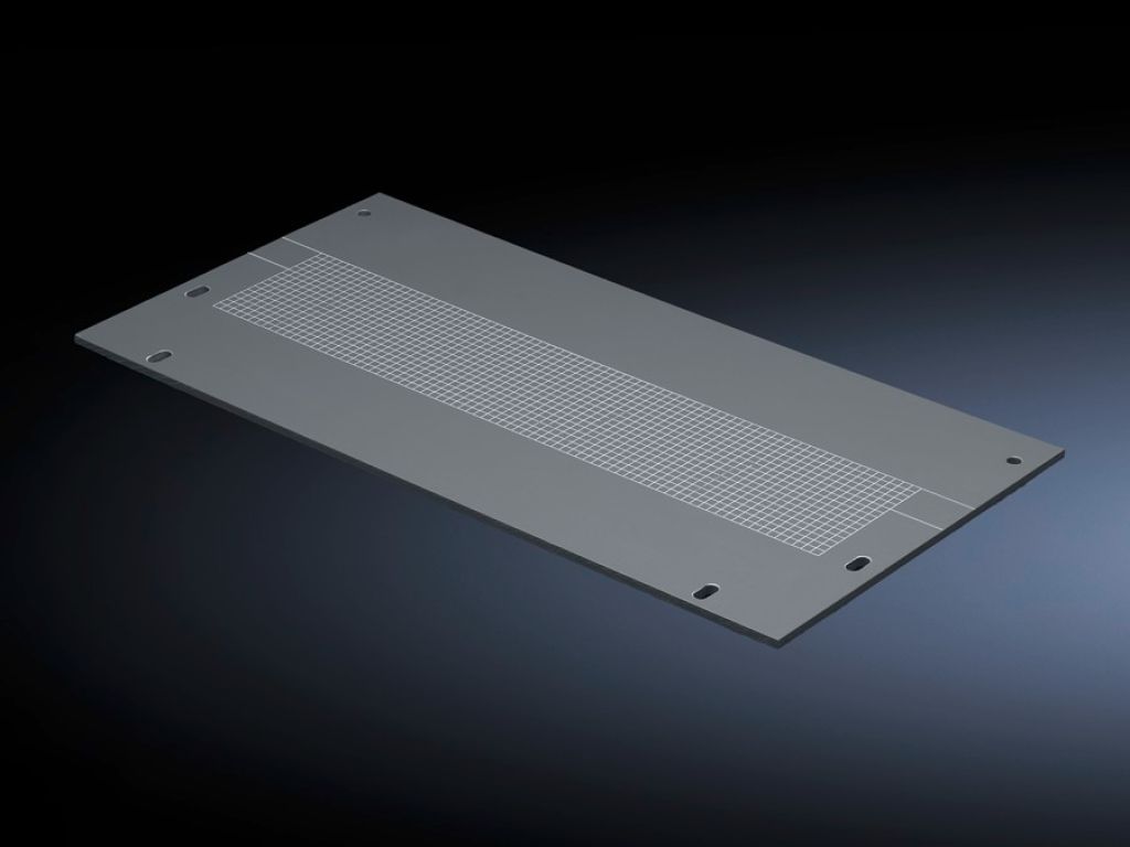 Фланш-панель для секционных перегородок для прокладки вертикальной шинной системы