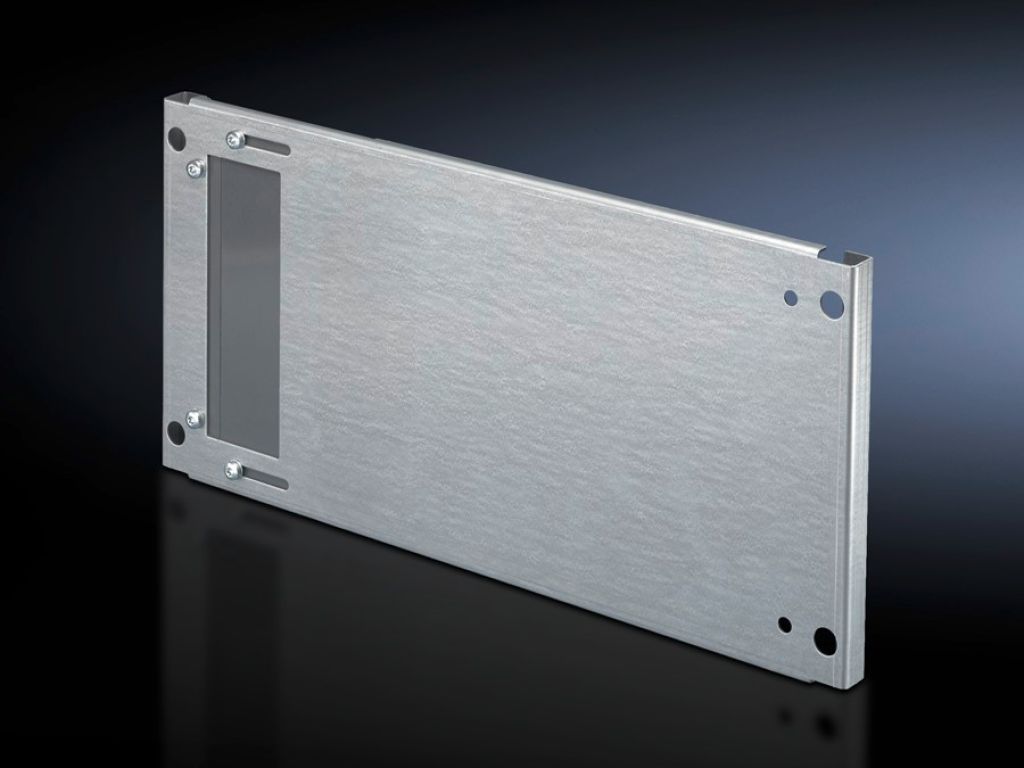 Partial mounting plates for compartment side panel modules (internal compartmentalisation)