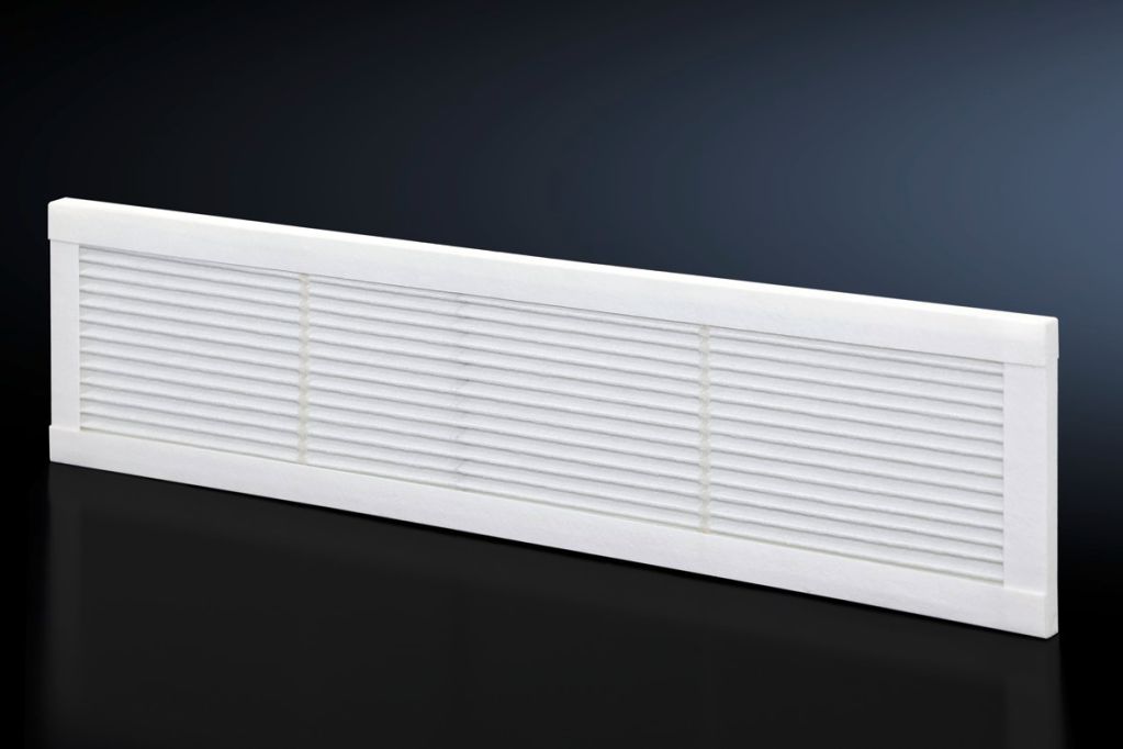 Pleated filter for fan-and-filter units, roof-mounted fans, cooling units and chillers