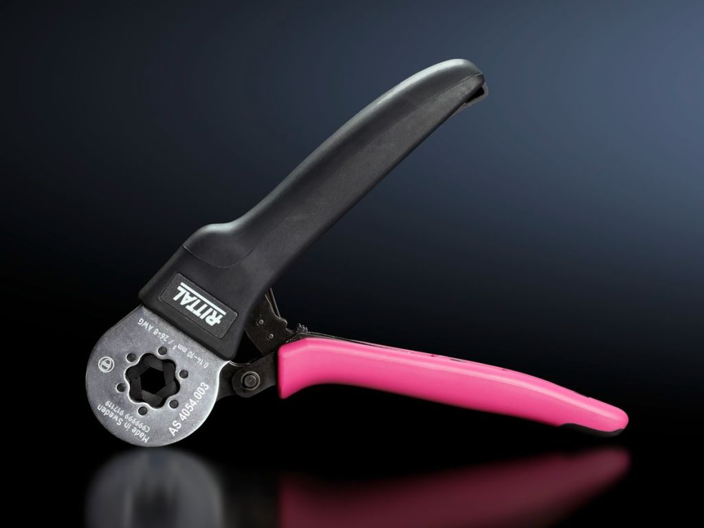 Crimping pliers for wire end ferrules