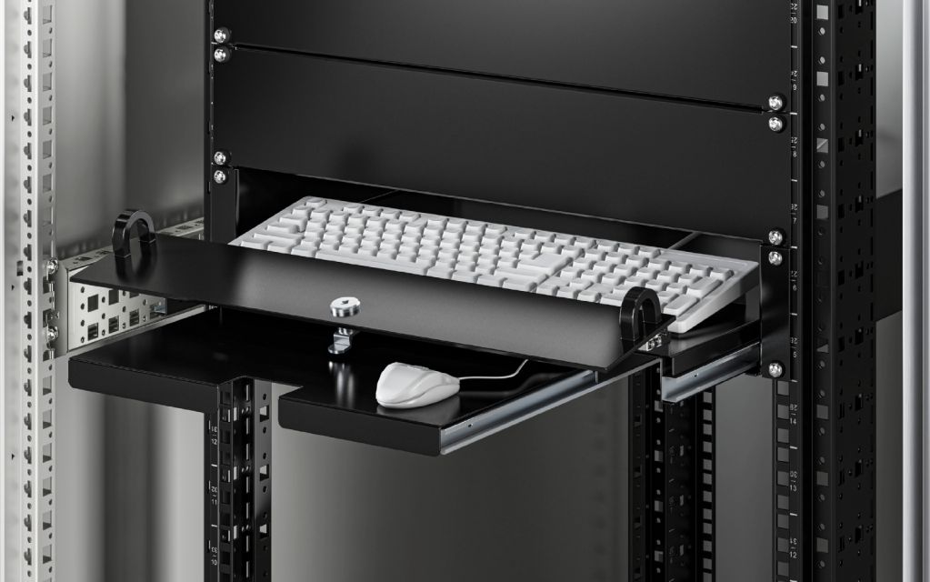 Keyboard drawer 2 U for a 482.6 mm (19
