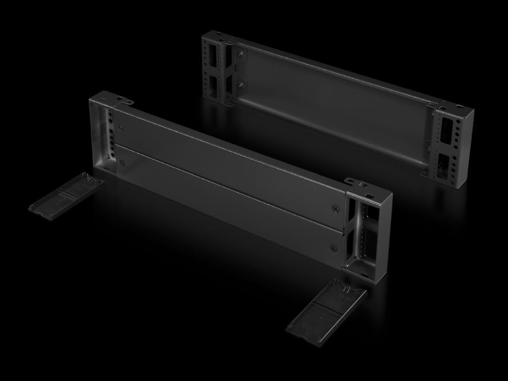 Base/plinth components, front and rear, 200 mm Carbon steel, for TS, TS IT, SE, CM, TP, PC, IW, TE