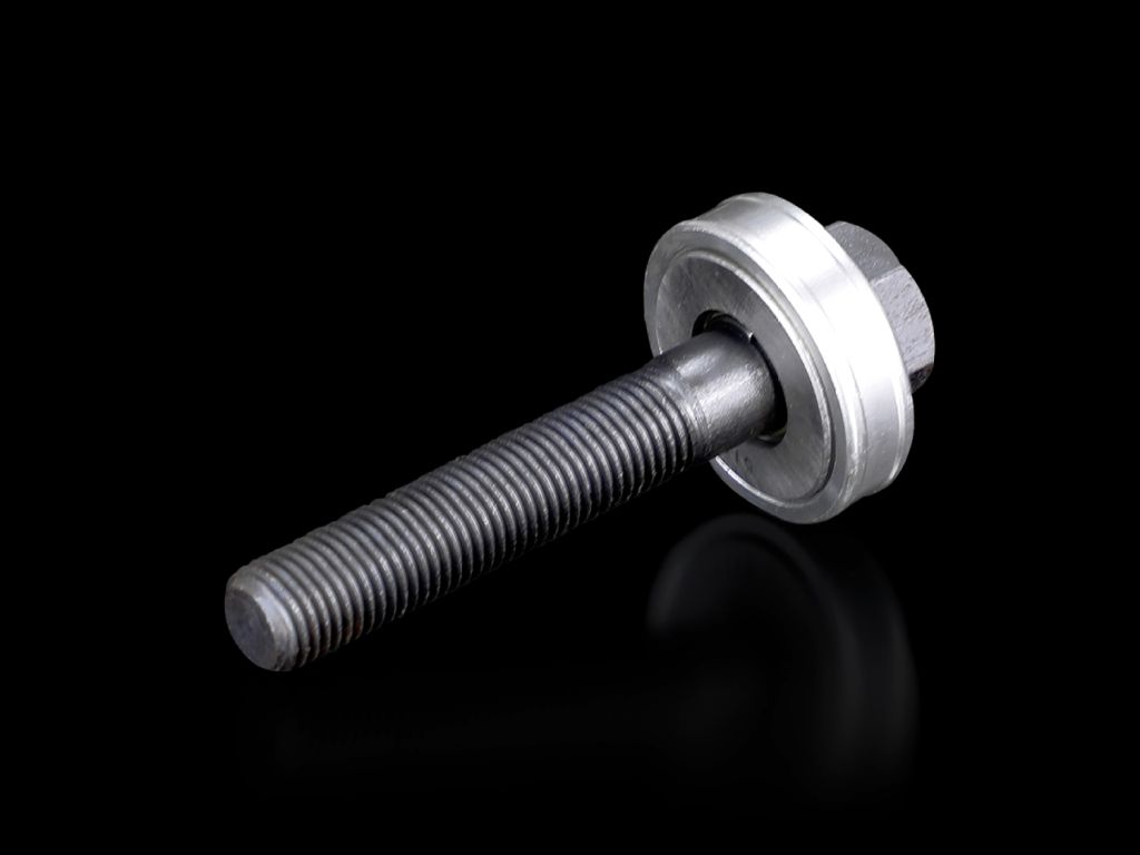 Tension screw with ball bearing