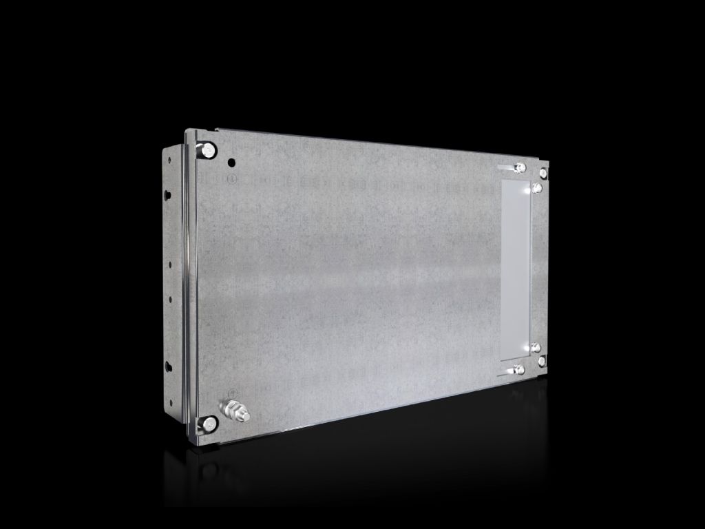 Partial mounting plate for compartment side panel