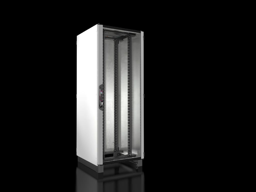 Network/server rack VX IT with glazed door, pre-configured, with 482.6 mm (19