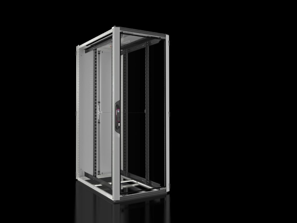 Network/server rack VX IT with glazed door, with 482.6 mm (19