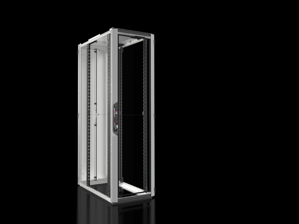 Network/server rack VX IT with glazed door, with 482.6 mm (19