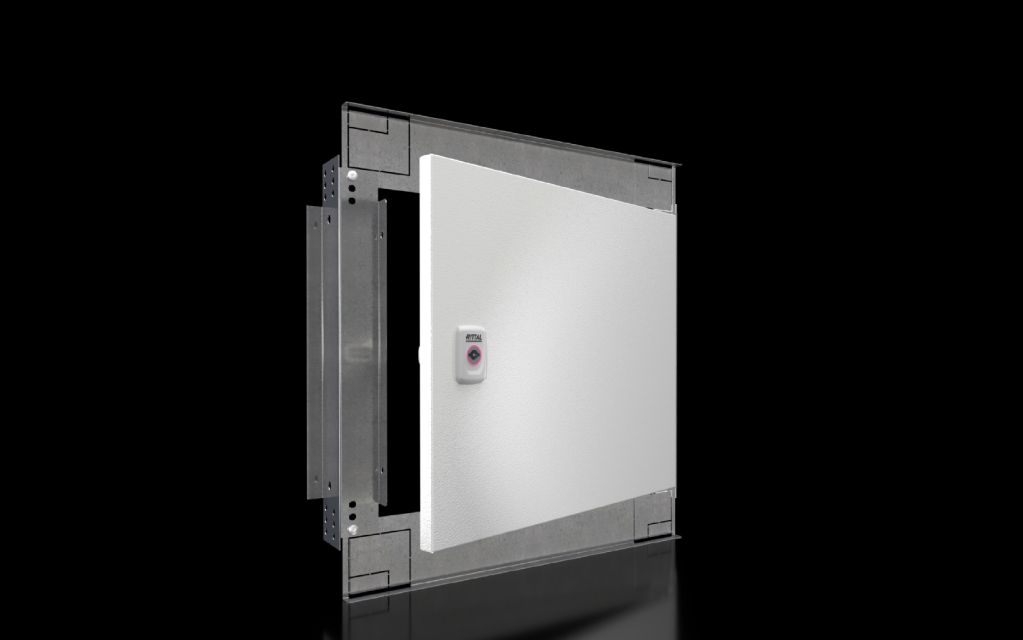 Interior door for compact enclosures AX