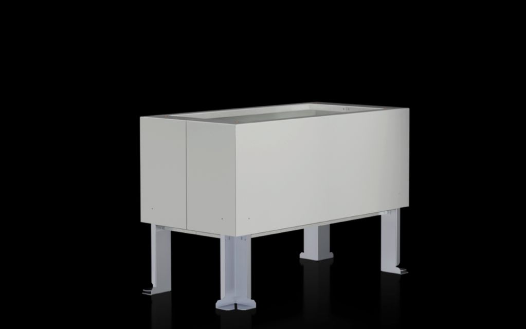 Ground plinth for multifunctional enclosures
