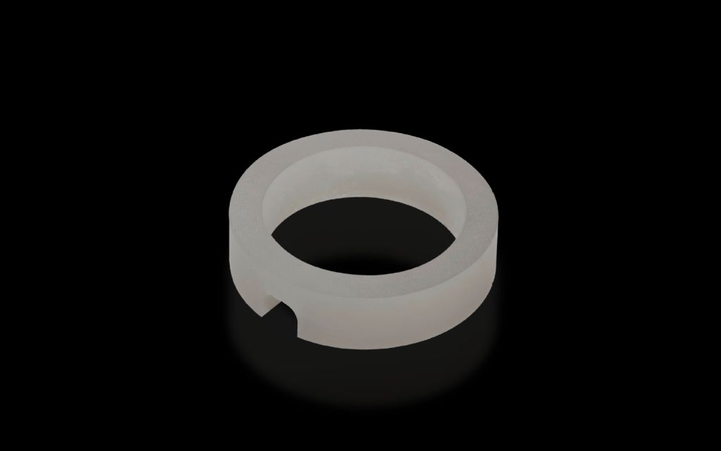 Silicone ring for plate