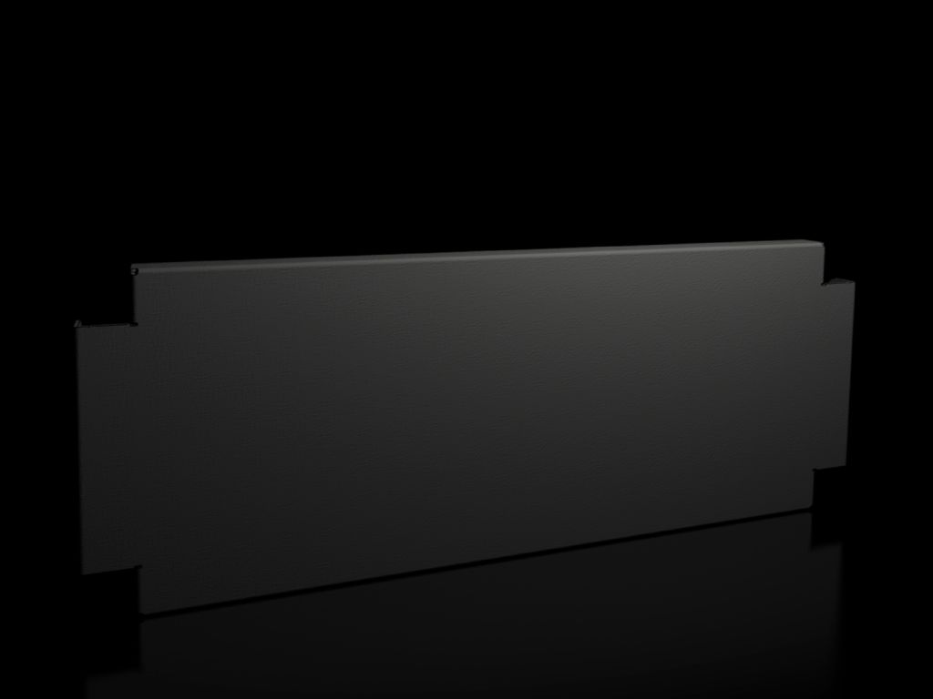 Base/plinth trim panels, side, 200 mm for base/plinth system VX, carbon steel