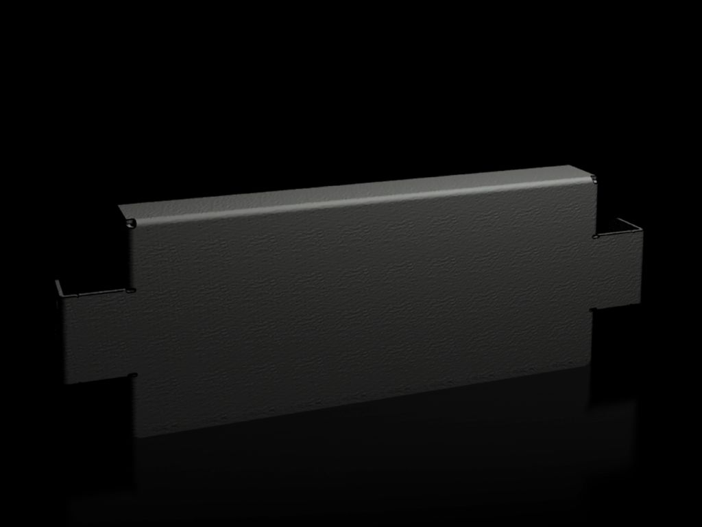 Base/plinth trim panels, side, 100 mm for base/plinth system VX, carbon steel
