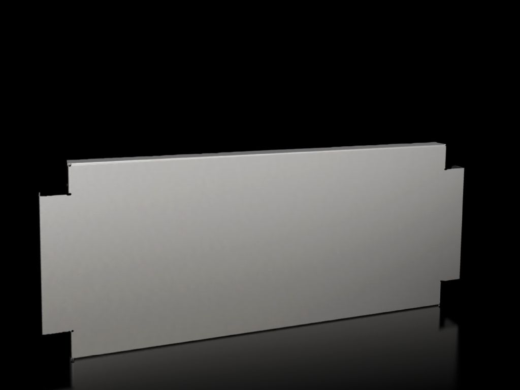 Base/plinth trim panels, side, 200 mm, stainless steel For VX base/plinth systems