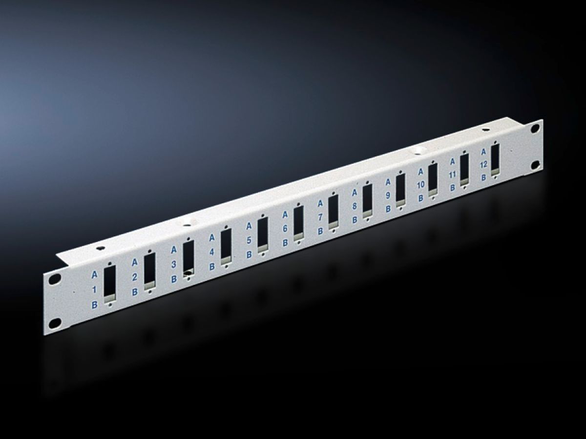 Patch panel to accommodate SC duplex and LC quad fibre-optic couplings