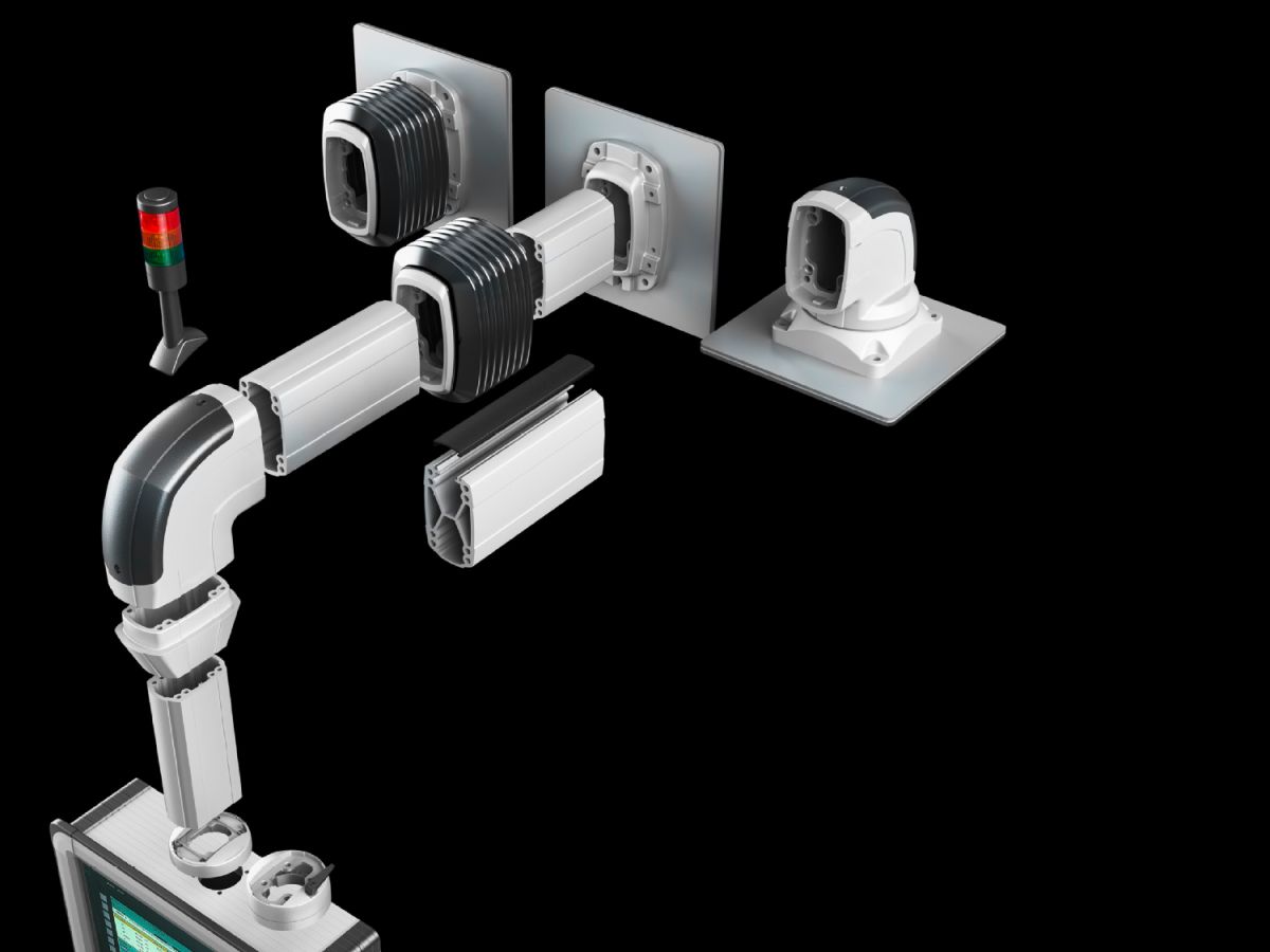 Rittal CP 40 support arm and arm system components used 