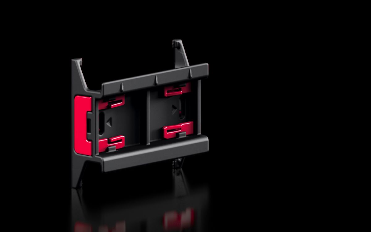 RiLineX support rail for component adaptor