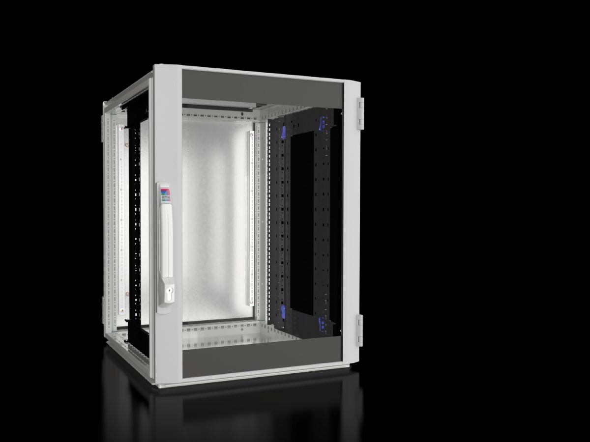 5525120 Network/server enclosure TS IT with glazed door, with 482.6 mm ...
