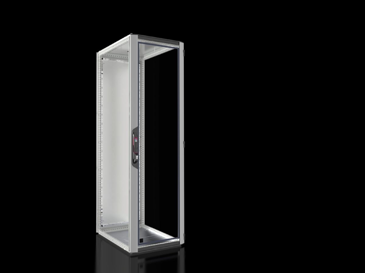 Network/server rack VX IT with glazed door, IP 55, empty enclosure