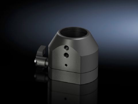 6501050 - Acoplamiento CP 40, acero para conexión brazo soporte 90 x 71 mm