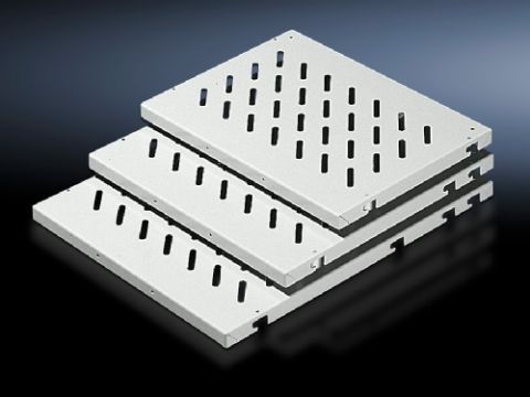 7185035 - Bandeja para equipos con fijación al bastidor para armarios de 600 mm, 800 mm de ancho