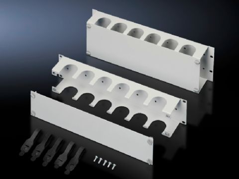 7158100 - Canal de alineación de cables, horizontal 482,6 mm (19
