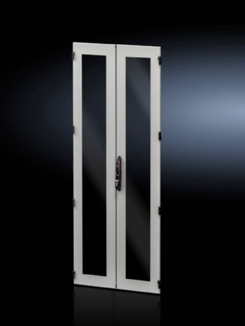 5301438 - Puerta transparente con marco de chapa de acero, partida en vertical para VX IT