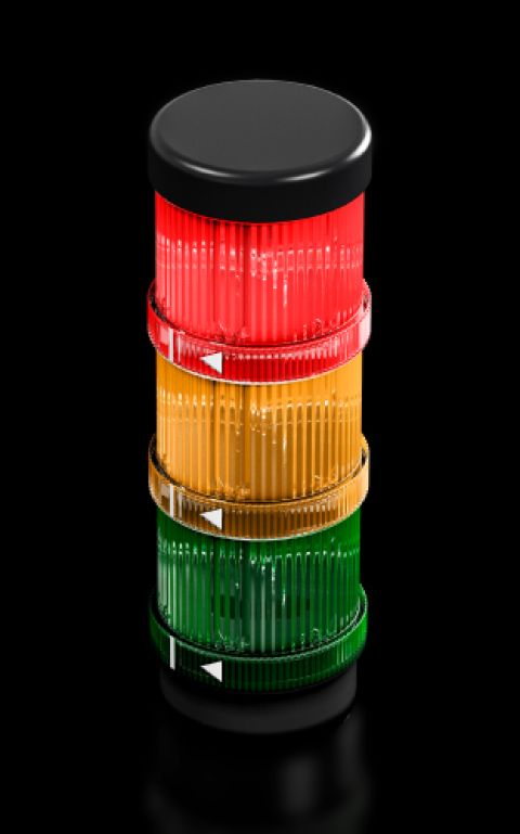 2372102 - Columna de señalización 3 leds