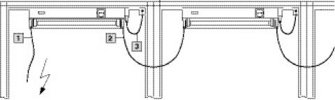8100741 - Chasis de montaje 23 x 64 mm para VX, VX SE