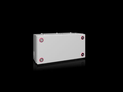 1530000 - Caja de bornes KX, chapa de acero, con placa entrada de cables