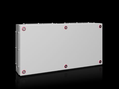 1538000 - Caja de bornes KX, chapa de acero, con placa entrada de cables