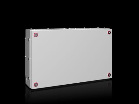 1537000 - Caja de bornes KX, chapa de acero, con placa entrada de cables